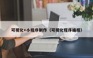 扬中可视化+小程序制作（可视化程序编程）